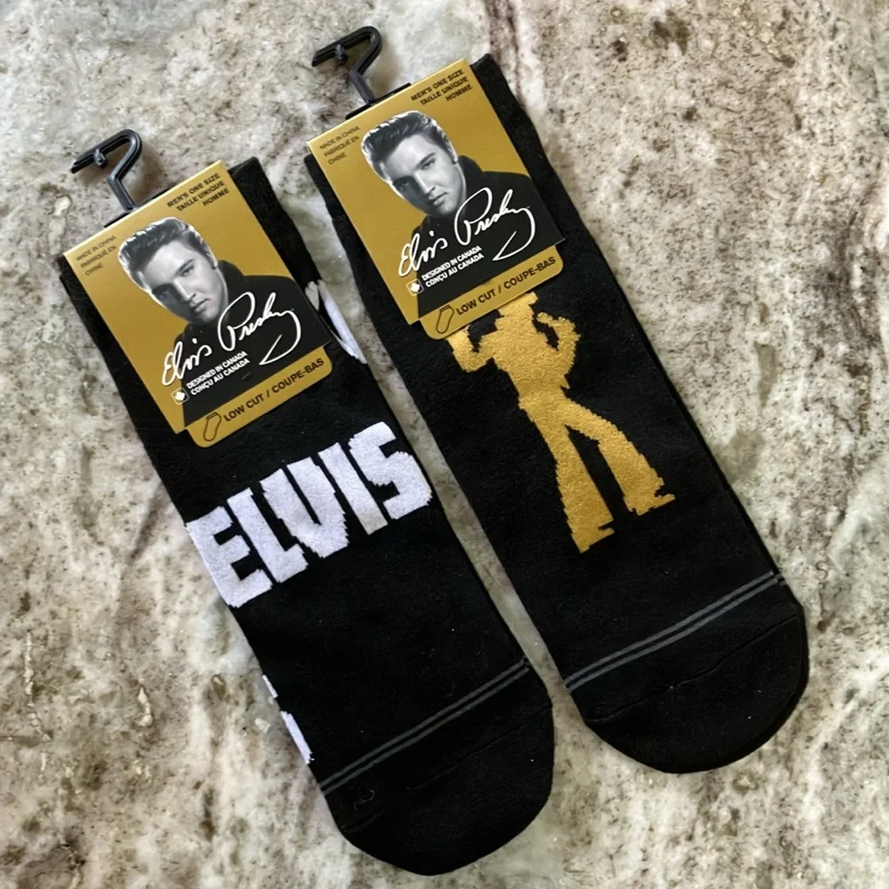 2 Pair Elvis Presley Unisex Socks
